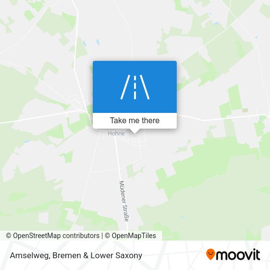 Amselweg map