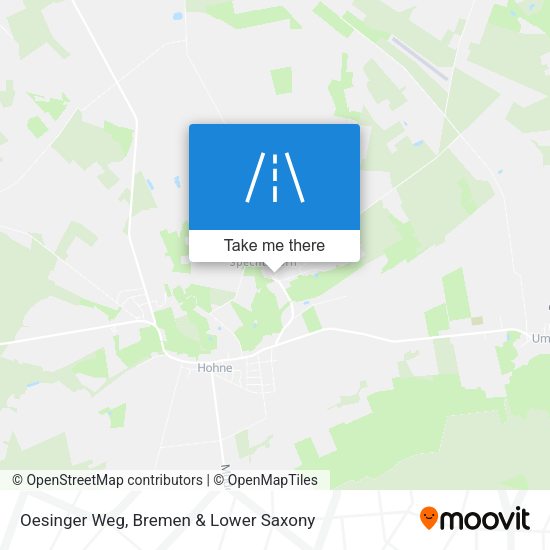 Oesinger Weg map