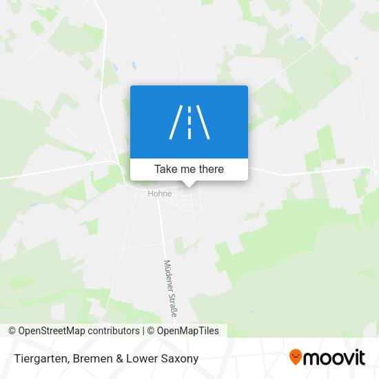 Tiergarten map