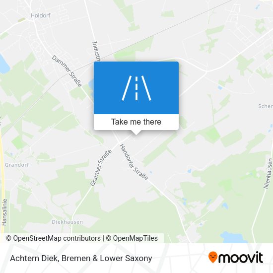 Achtern Diek map