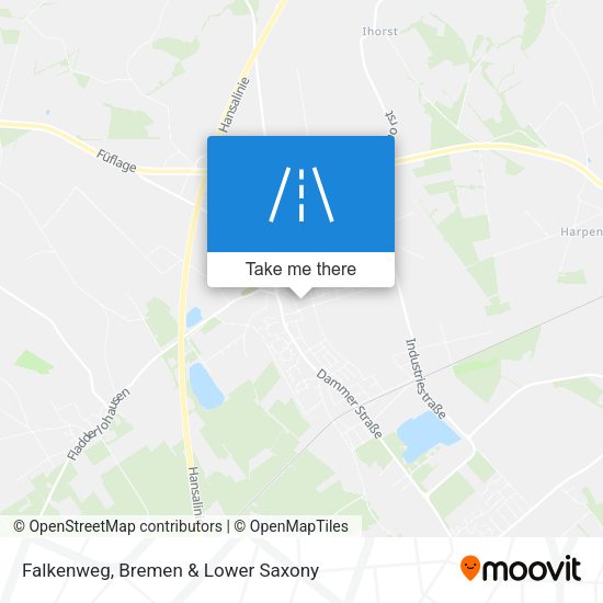 Falkenweg map