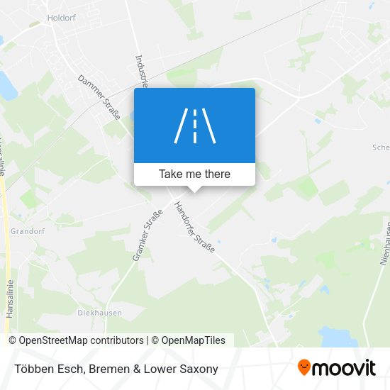 Többen Esch map