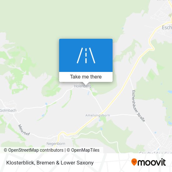 Klosterblick map
