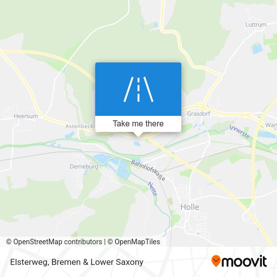 Elsterweg map