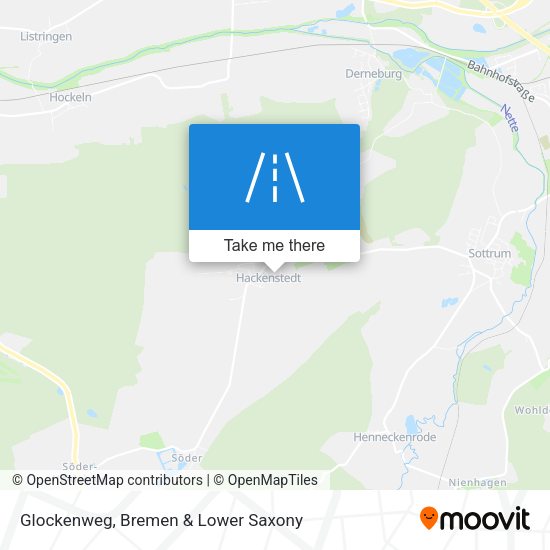 Glockenweg map