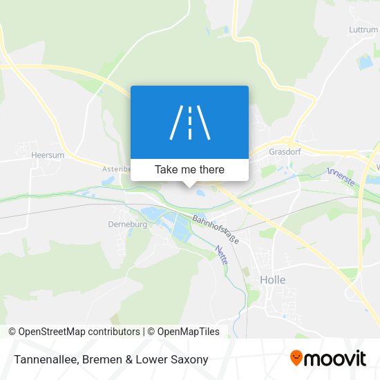 Tannenallee map