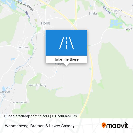 Wehmenweg map