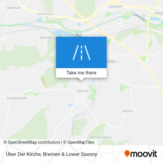Über Der Kirche map