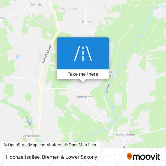 Hochzeitsallee map