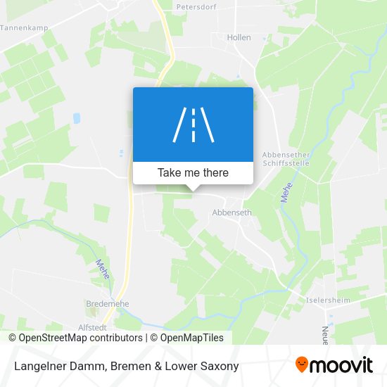 Langelner Damm map