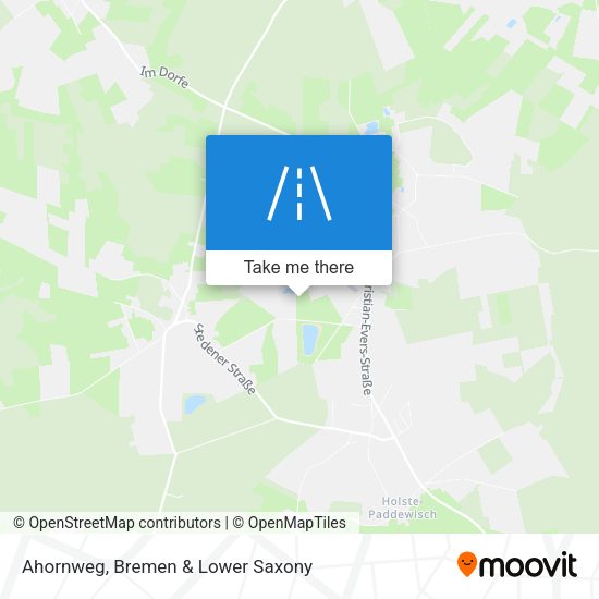 Ahornweg map