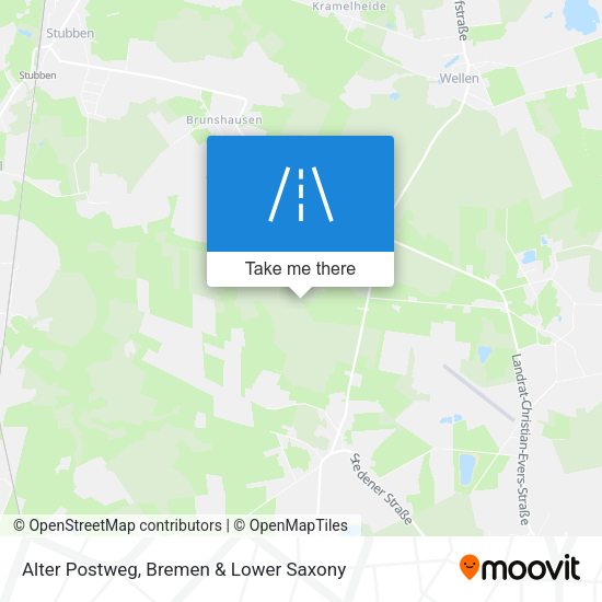 Alter Postweg map
