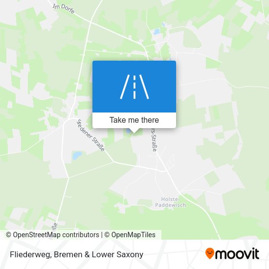 Fliederweg map