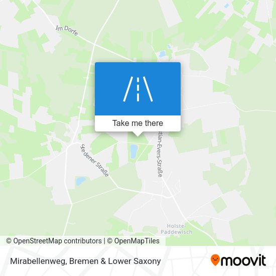 Mirabellenweg map