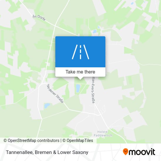 Tannenallee map