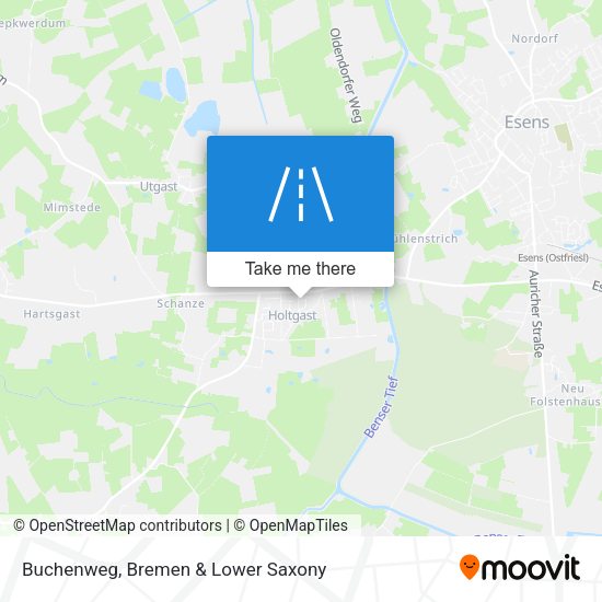 Buchenweg map