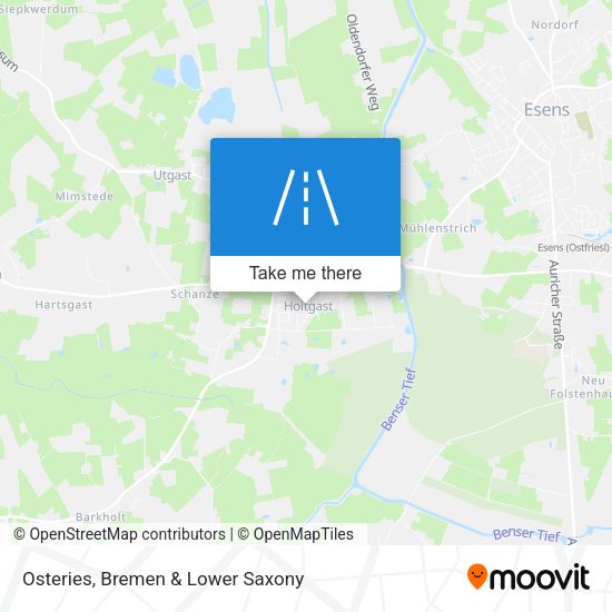 Osteries map