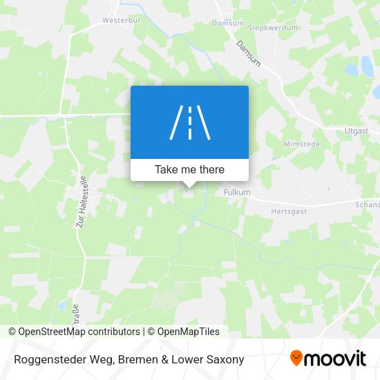 Roggensteder Weg map