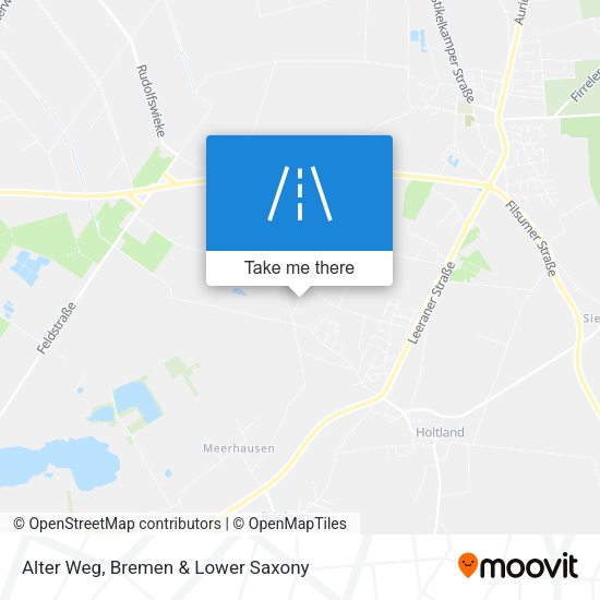 Alter Weg map