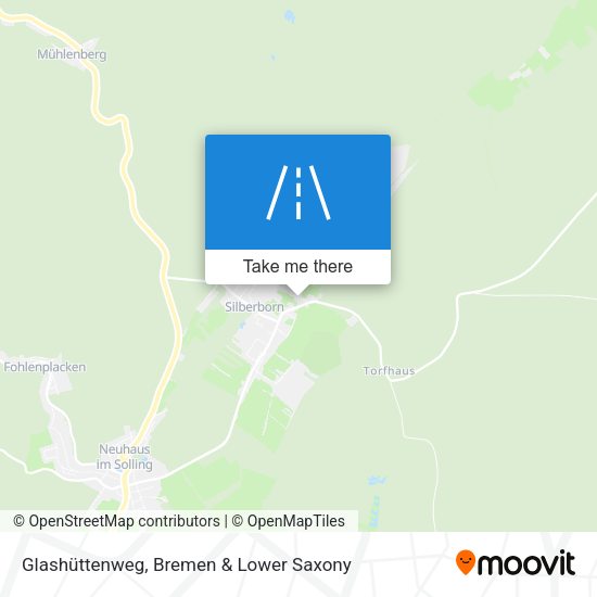 Glashüttenweg map