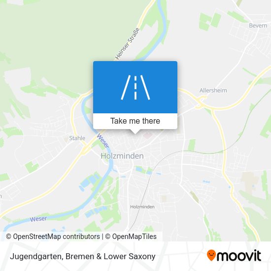 Jugendgarten map