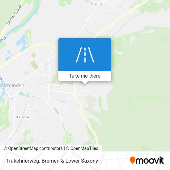 Trakehnerweg map