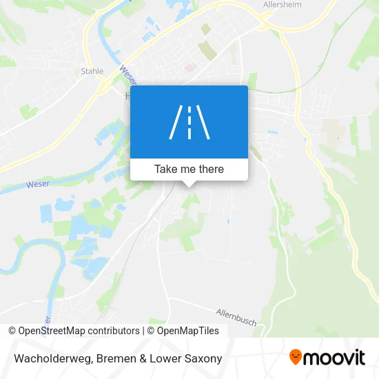 Карта Wacholderweg