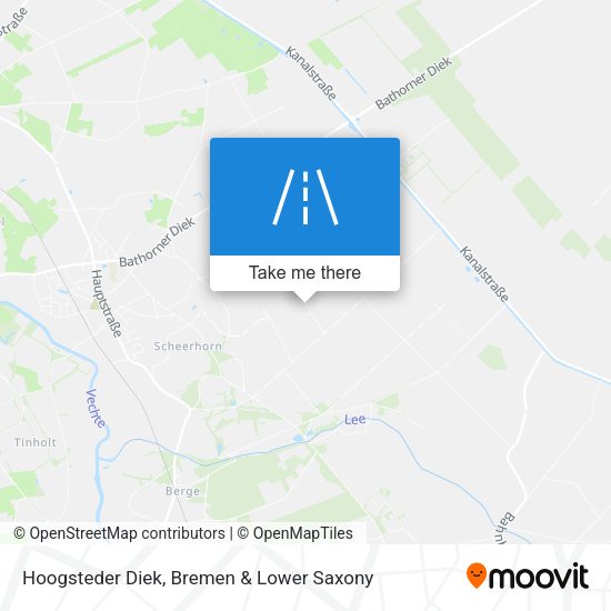 Hoogsteder Diek map