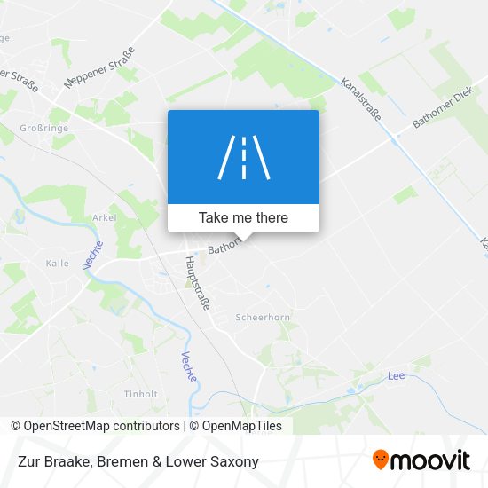 Zur Braake map