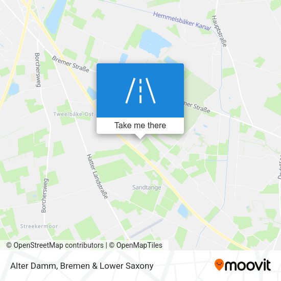 Alter Damm map