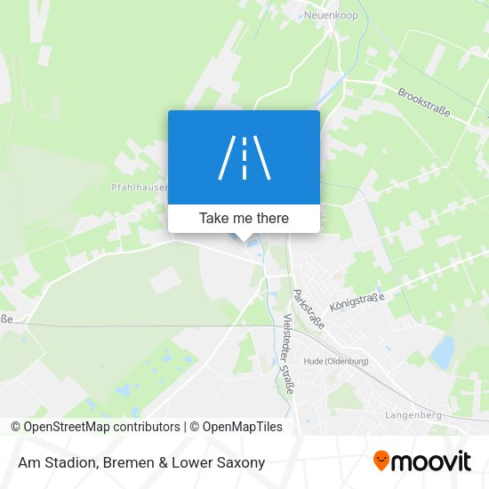 Am Stadion map
