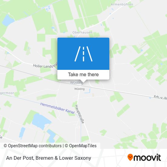 An Der Post map