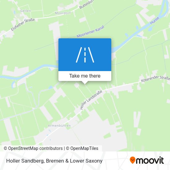 Holler Sandberg map