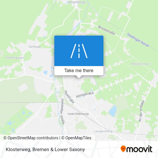 Klosterweg map