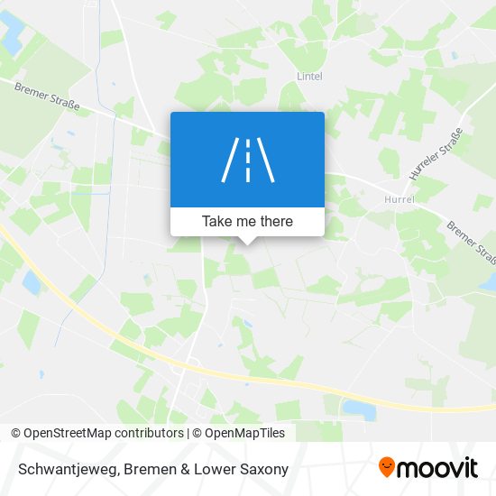 Schwantjeweg map