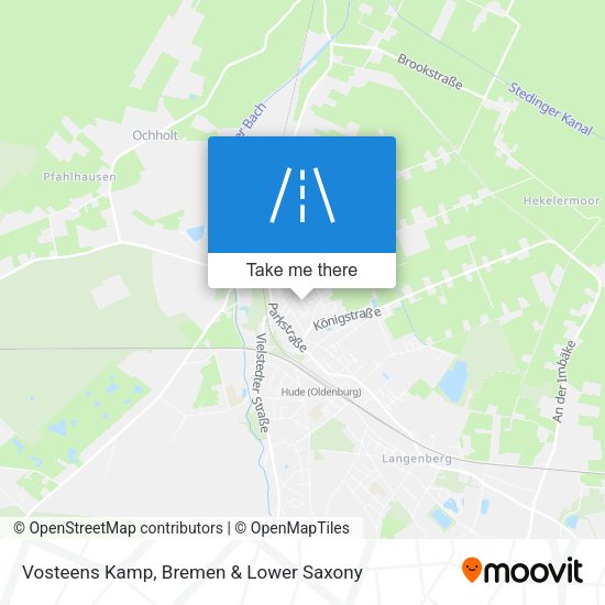 Vosteens Kamp map