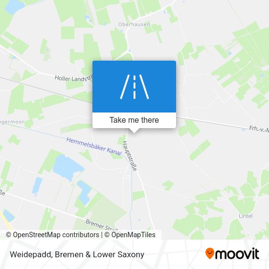 Weidepadd map