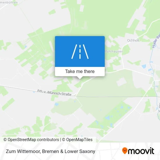Карта Zum Wittemoor