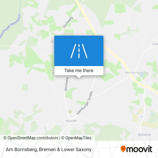 Am Bornsberg map