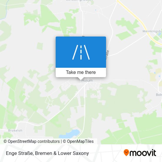 Enge Straße map