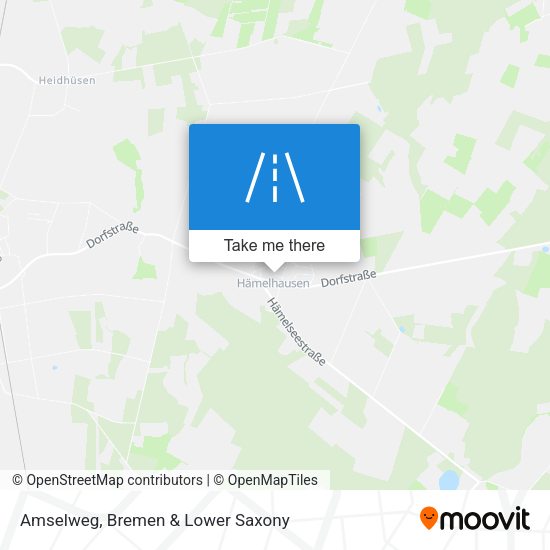 Amselweg map