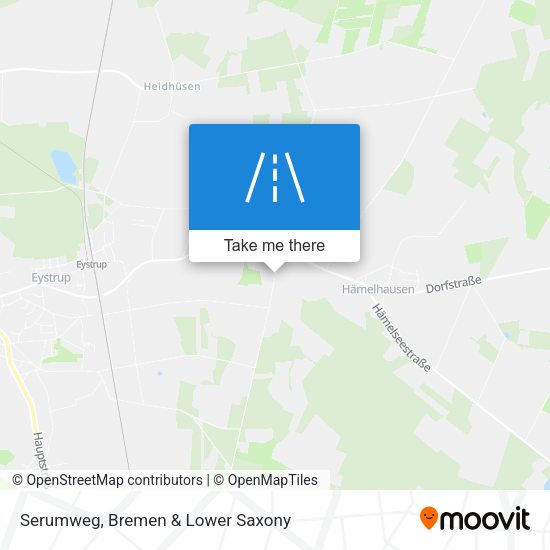 Serumweg map