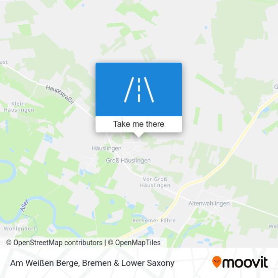 Am Weißen Berge map
