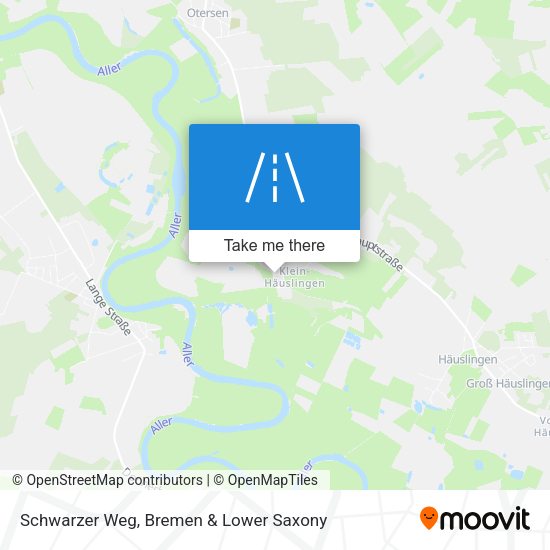 Schwarzer Weg map