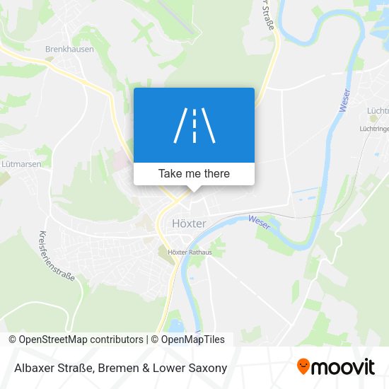 Albaxer Straße map