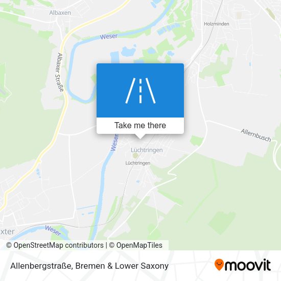 Allenbergstraße map