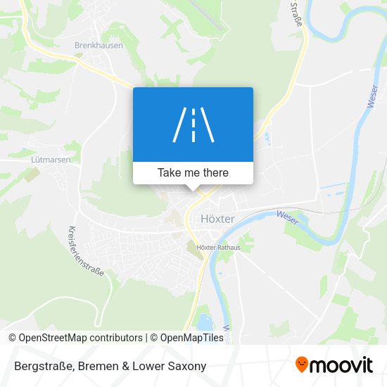 Bergstraße map