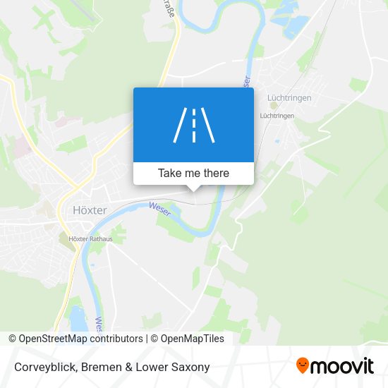 Corveyblick map