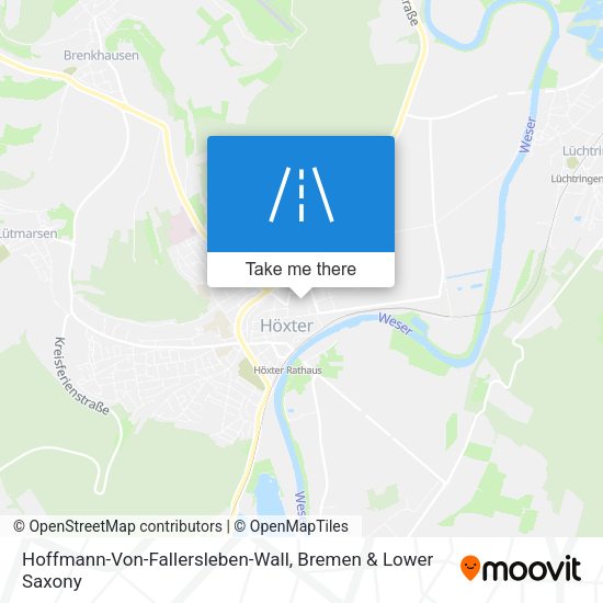 Hoffmann-Von-Fallersleben-Wall map