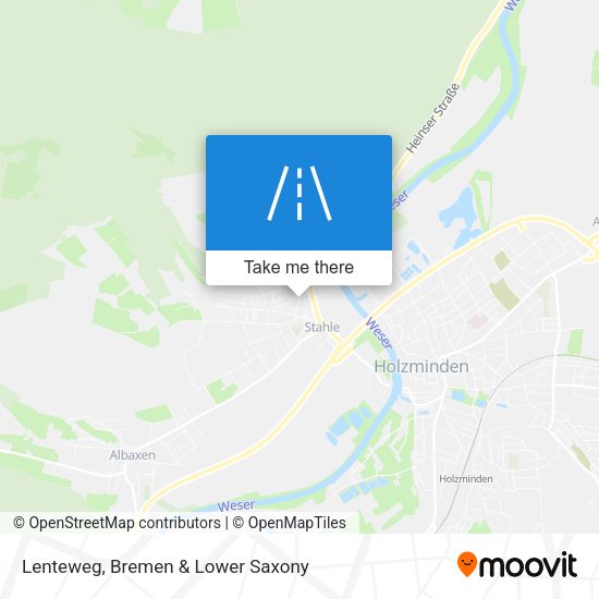 Lenteweg map